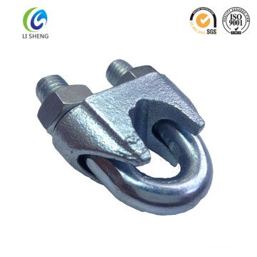 Heavy duty electric galvanized Din741 wire rope clip